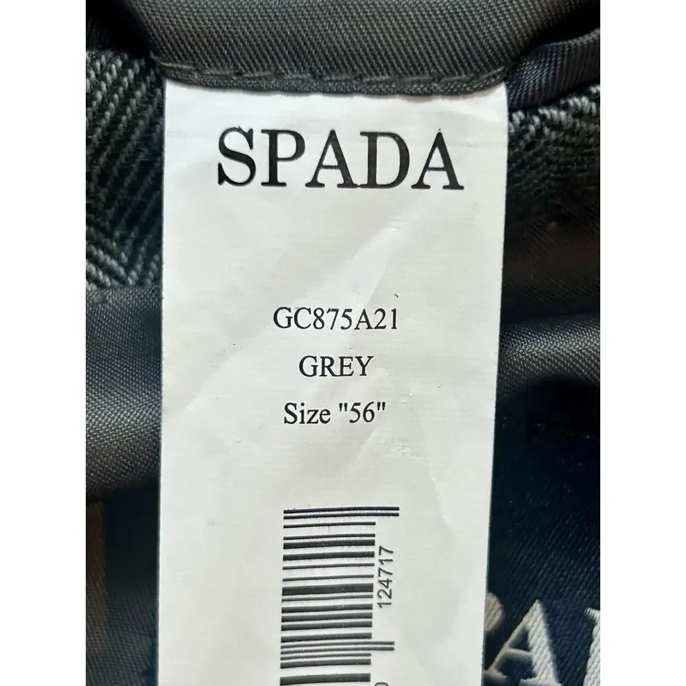 Spada Roma Blazer Sport Coat Mens 56 (US‎ 46) Gray Wool Two Button